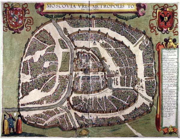 "Сигізмундів план Москви", укладений у 1610 році перед черговою виправою річпосполитського війська на Московію. Гравюра 1618 року  Фото: wikimedia.org