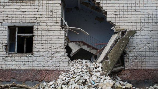 У місті Високопілля Херсонської області напали на лікарню.  Україна 2023 © Colin Delfosse