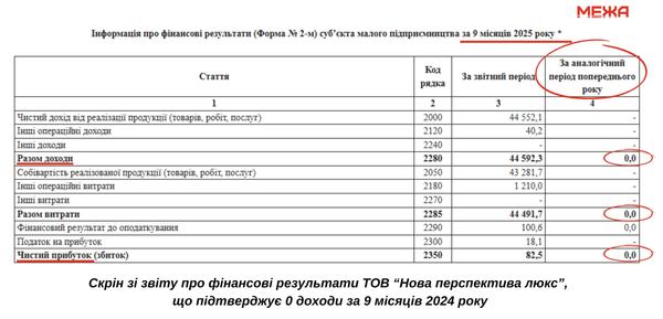 звіт про "нульові" доходи