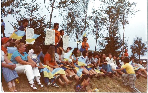 Акція протесту під час Олімпійських ігор у Монреалі, 1976 рік / Усі фото надав автор