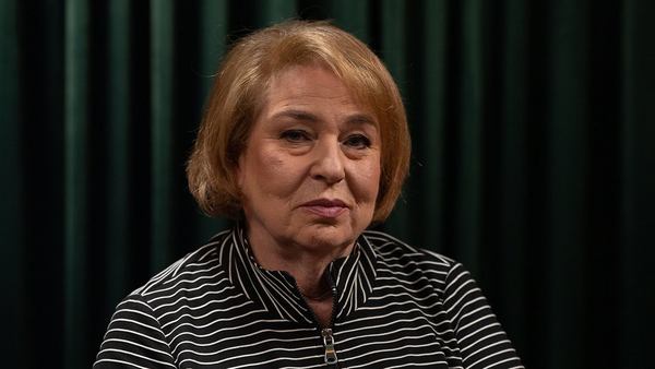  Директорка Інституту демографії та соціальних досліджень НАНУ Елла Лібанова під час інтервʼю Суспільному. Київ, 19 травня 2026 року. Суспільне Новини/Олександр Сова 