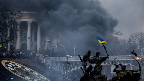 Майдан Незалежності 20 лютого 2014 року. УНІАН/Євген Малолєтка