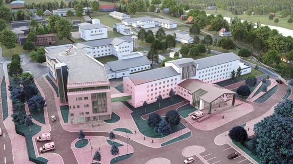 Проєкт реконструкції Центральної лікарні в Ізюмі, виготовлений за понад 4 мільйони гривень. ТОВ "Інститут Харківпроект"