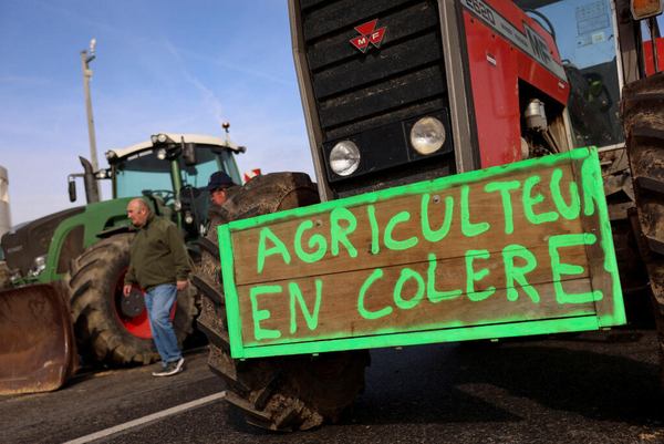 Французькі фермери на демонстрації. 26 січня 2024 року. REUTERS - NACHO DOCE