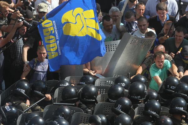 Протести під Верховною Радою 31 серпня 2015 року /Getty Images