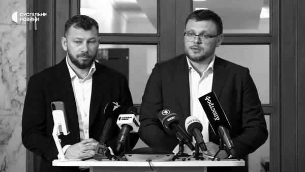 Голова САП Олександр Клименко та директор НАБУ Семен Кривоніс, 22 липня 2025 р. / suspilne.media