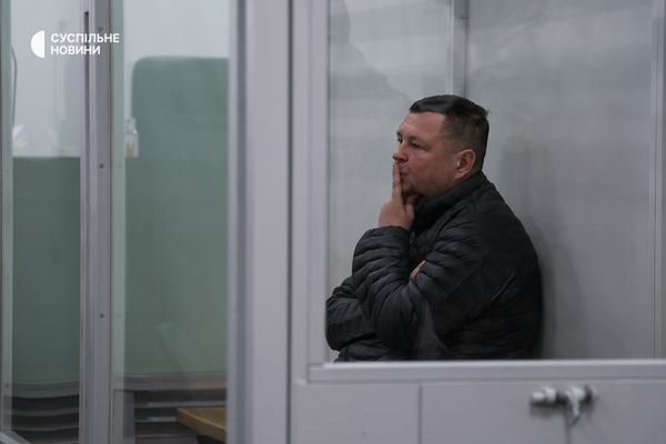Заступник начальника управління СБУ у Рівненській області Ігор Бріка на суді. Суспільне Новини/Іван Антипенко