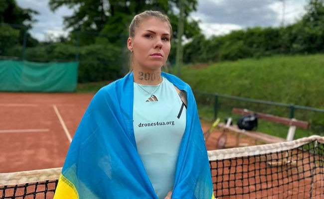 Украинская теннисистка Александра Олейникова
