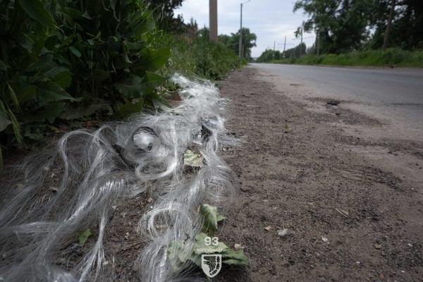 Оптоволокно в Костянтинівці. Фото: 93 омбр ЗСУ